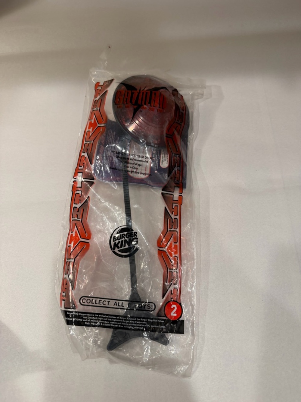 Burger King Batman Movie Promotional Toy - Black and Red
